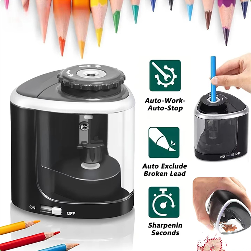 Electric Pencil Sharpener Usb - Afiador elétrico de mesa, afiador automático