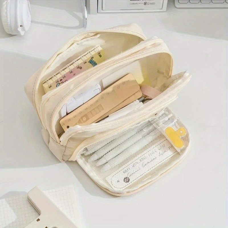 Aesthetic Large Pencil Case Pouch - Estojo de Lápis Estético de Grande
