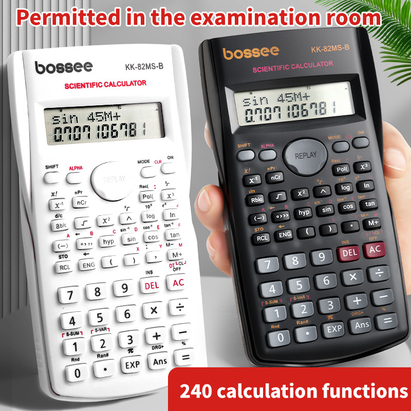 Scientific Calculator For Secondary School - Calculadora Científica com 240 Funções, Display