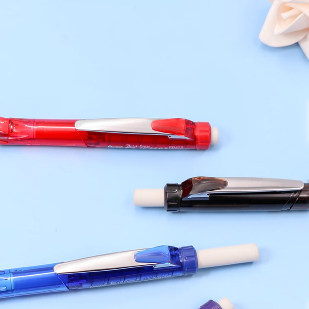 Lápis Mecânico Pentel PD275T 0 - Retractable Eraser Pen Click avaliação e preço