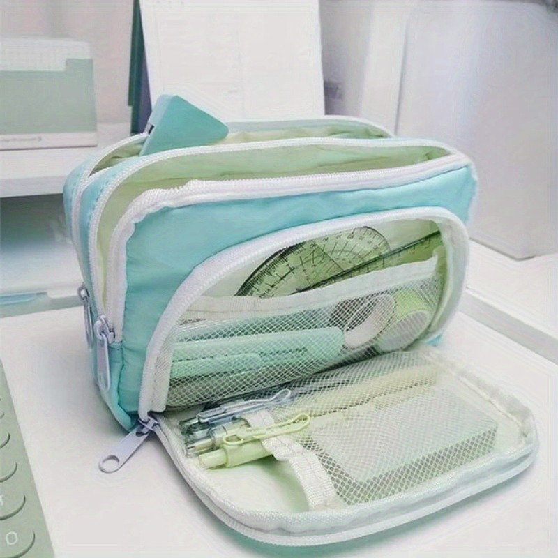 Estojo de Lápis Estético de Gr - Aesthetic Large Pencil Case Pouch avaliação e preço