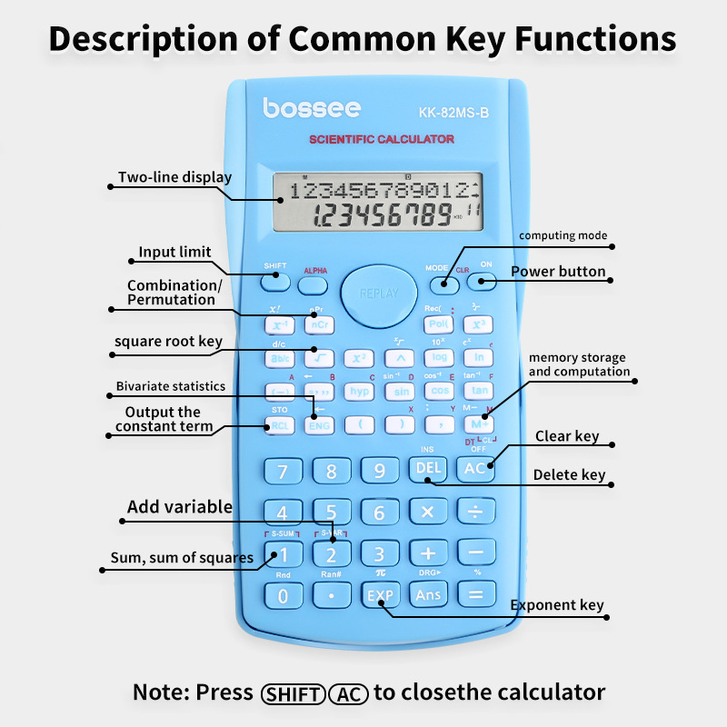 Calculadora Científica com 240 - Scientific Calculator For Secondary School avaliação e preço