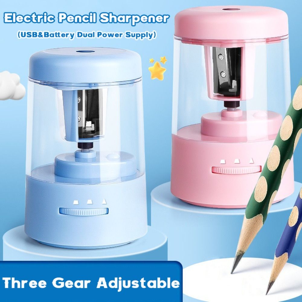 Apontador de Lápis Elétrico Aj - Electric Pencil Sharpener Usb avaliação e preço