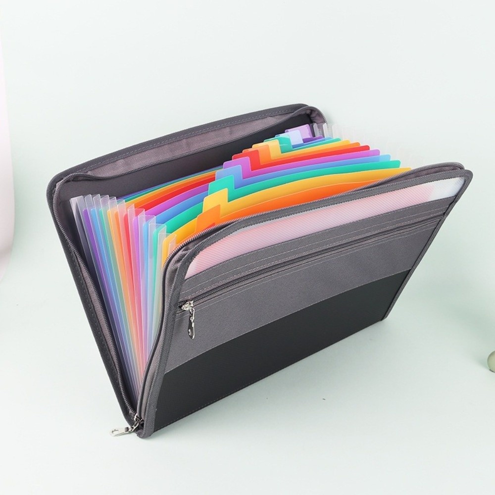 Pastas de arquivo expansíveis  - Expandable Accordion File Folder 13 Pockets avaliação e preço