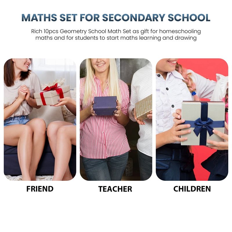 Conjunto de Compasso Geométric - Math Geometry Set With Compass avaliação e preço