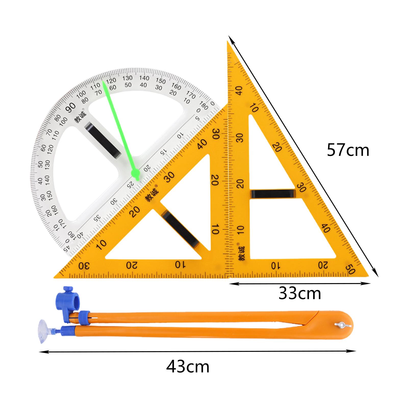 Conjunto de Réguas de Geometri - Math Geometry Set With Compass avaliação e preço