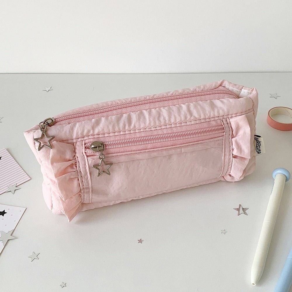 Estojo de Papelaria Coreano co - Aesthetic Large Pencil Case Pouch avaliação e preço