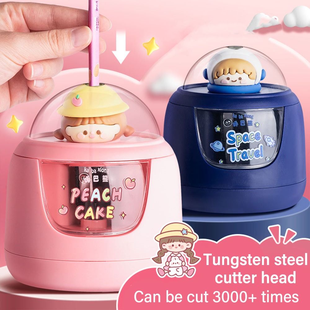 Bonito dos desenhos animados b - Electric Pencil Sharpener Usb avaliação e preço